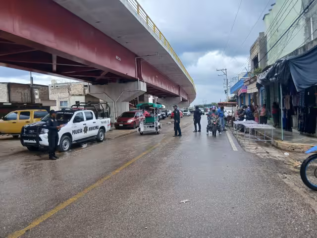 Motociclista es detenido en filtro de revisión en Escárcega.