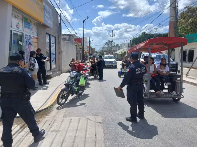 Las unidades presentaban falta de licencia, placas o tarjeta de circulación.