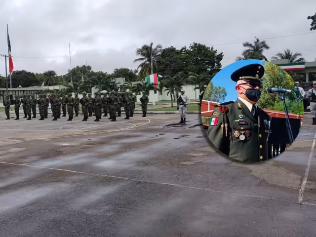 El General de Brigada Diplomado Estado Mayor, Héctor Jiménez Aldana, tomó posesión de su nuevo cargo este viernes en Chetumal