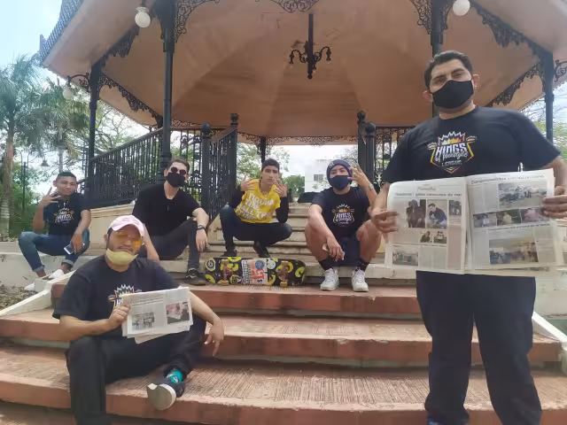 Agradecen que sea su portavoz ante la sociedad para dejar en claro que ellos solo desarrollan arte urbano