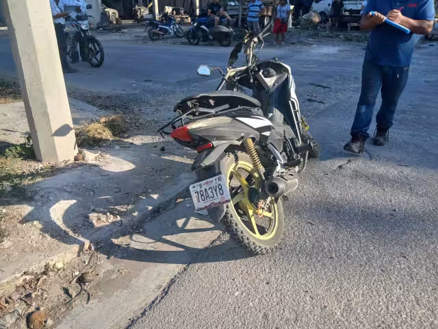 Las dos motocicletas involucradas fueron remolcadas al corralón