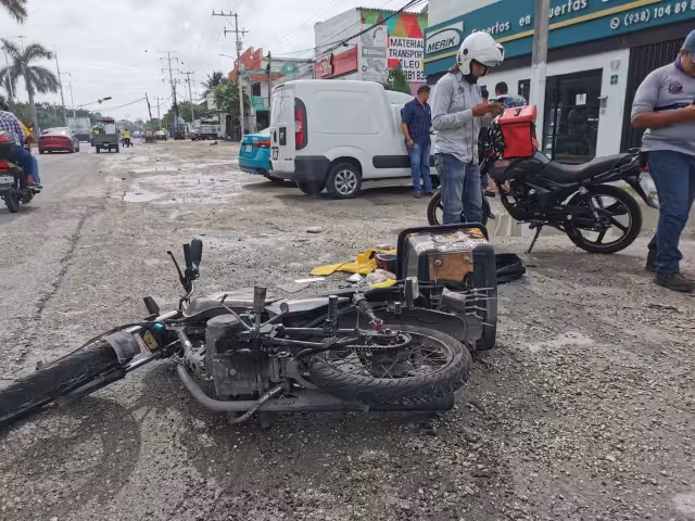 Solamente se registraron daños materiales