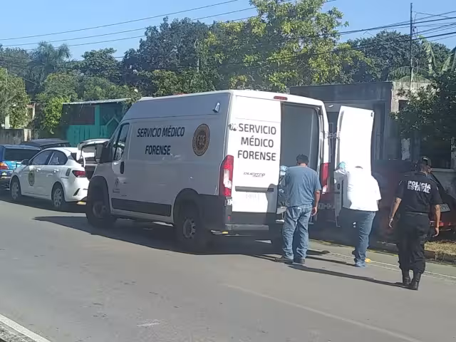 Al lugar llegaron elementos del Servicio Médico Forense