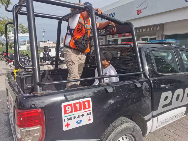 El conductor se negaba a detener su marcha