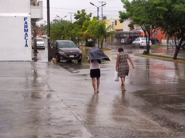 Se esperan lluvias por el Frente Frío en Campeche