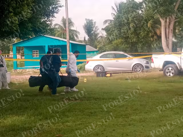 Al lugar llegaron elementos del Servicio Médico Forense para el levantamiento del cuerpo