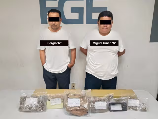 Autoridades detuvieron a nueve personas en Playa del Carmen, siete de ellas taxistas del sindicato “Lázaro Cárdenas del Río”, por presunto narcomenudeo.