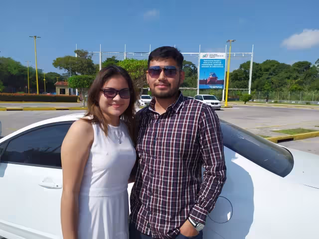 La pareja tenía cinco meses sin verse debido al coronavirus