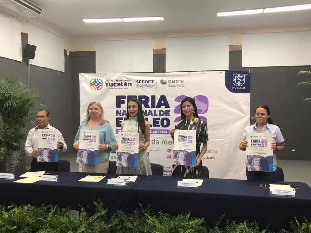La Feria Nacional del Empleo en Mérida estará enfocada a las mujeres