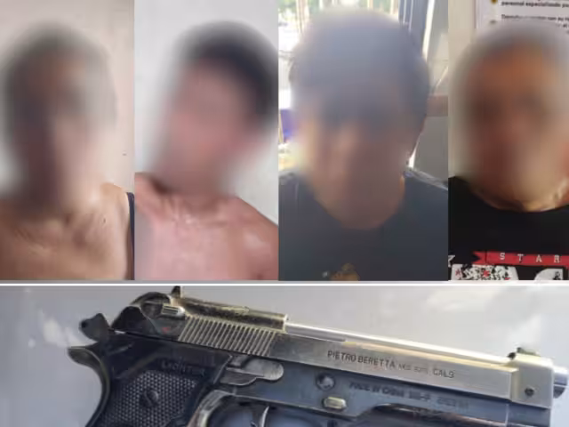 Cuatro detenidos por robo con violencia en la tienda “El Negrito” de Chocholá, Yucatán