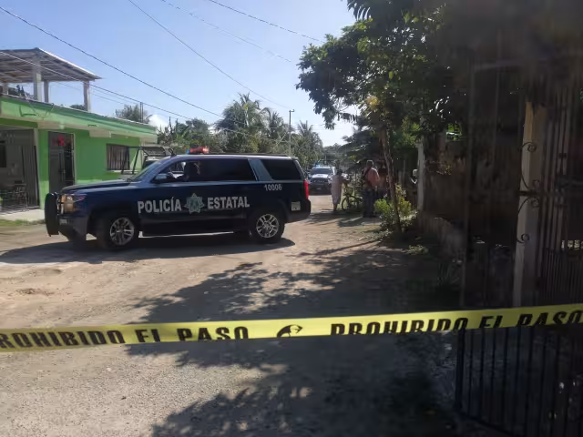 Los elementos policiacos acordonaron la zona