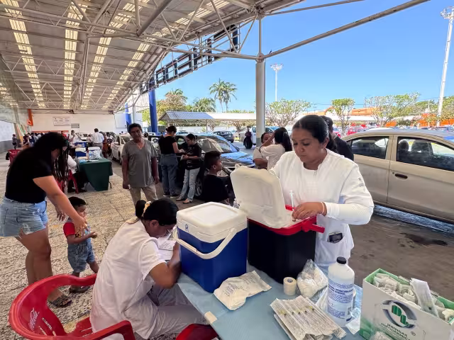 La estrategia fue coordinada por el Distrito Sanitario No. 3 y la Secretaría de Salud.