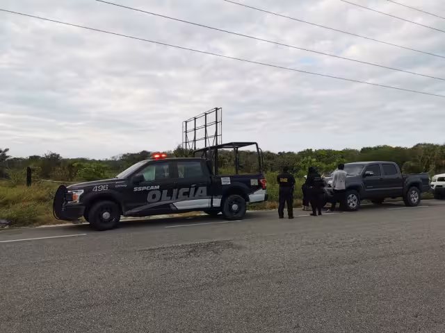 Elementos de criminalística de la Policía Ministerial arribaron al lugar para las investigaciones correspondientes