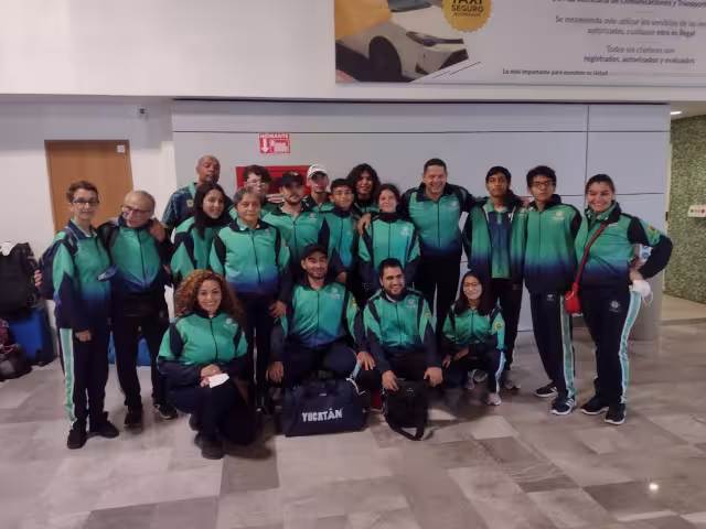 La delegación de karate yucateca se dijo lista para los enfrentamientos en estos Juegos Nacionales Conade. Foto: Marco Sánchez Solís