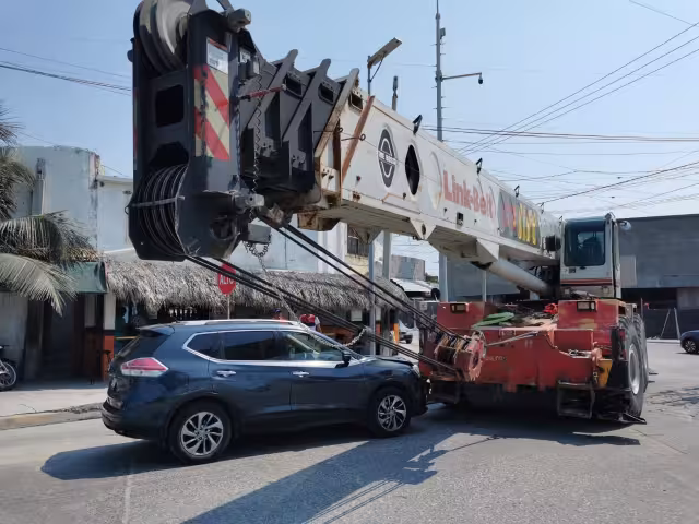 Solamente se registraron daños materiales en el choque