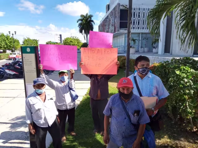 Comuneros acusan que la autoridad de Calkiní evade sus responsabilidades sin razón