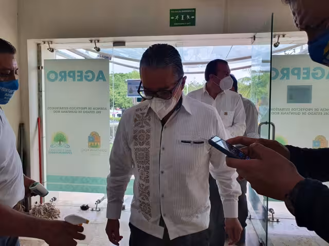 El fiscal estuvo presente en el evento de Aniversario de la Constitución hoy