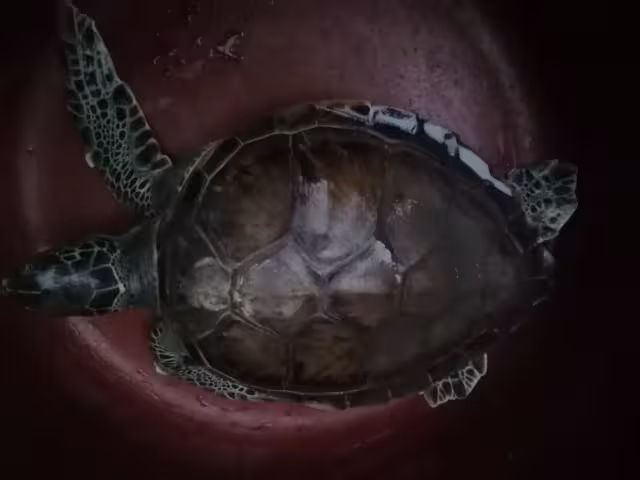 La tortuga se encontraba en un domicilio en la colonia Santa Rita