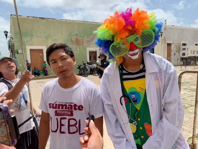 Protesta en Campeche contra IMSS Bienestar y SSA por falta de medicamentos y maltrato