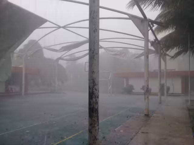 Fue en la madrugada del miércoles cuando aumento la intensidad de la lluvia