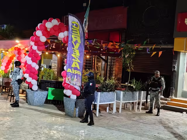 Elementos de diferentes corporaciones resguardaron el lugar.