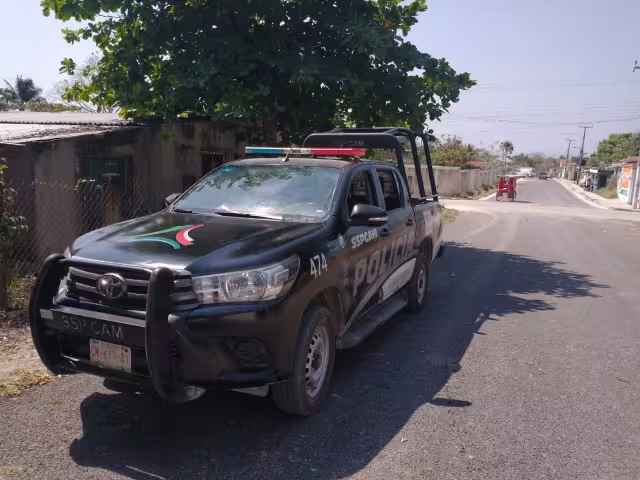 Agentes de la Policía Ministerial de Candelaria acudieron al poblado para investigar sobre el posible secuestro