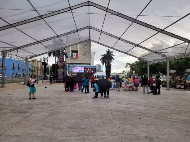 Las lluvias comenzaron esta tarde en Campeche