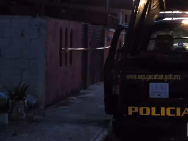 La casa fue resguardada por la policía