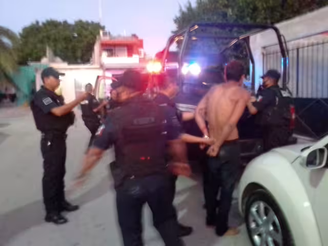 Tras ser asegurado, fue trasladado para hacerle un examen toxicológico y proceder conforme a la ley