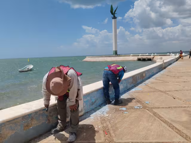 Arranca intervención integral del Malecón de Campeche; instalarán 543 luminarias solares