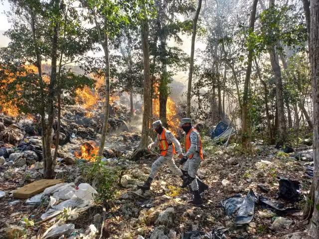 Los 3 órdenes de Gobierno realizan labores de contención para evitar se propague