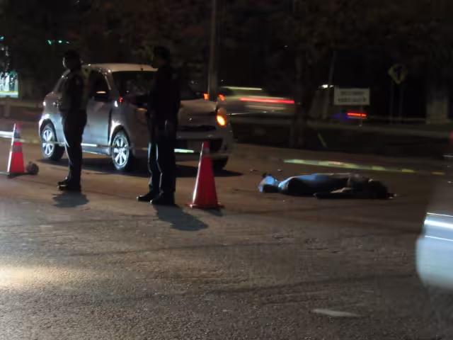 El hombre murió por el impacto