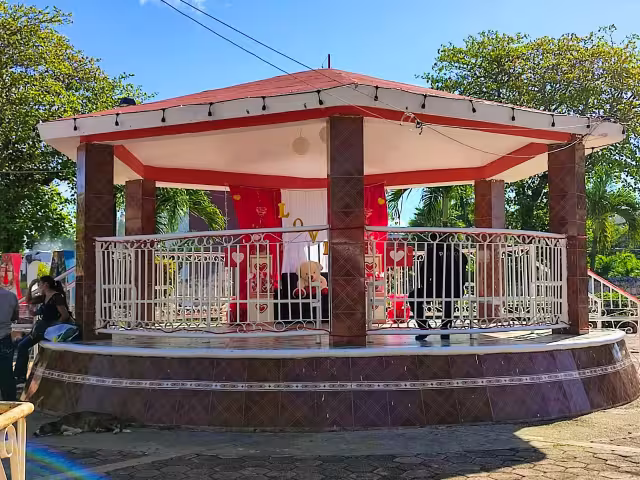 El kiosco será la escenografía perfecta para las parejas