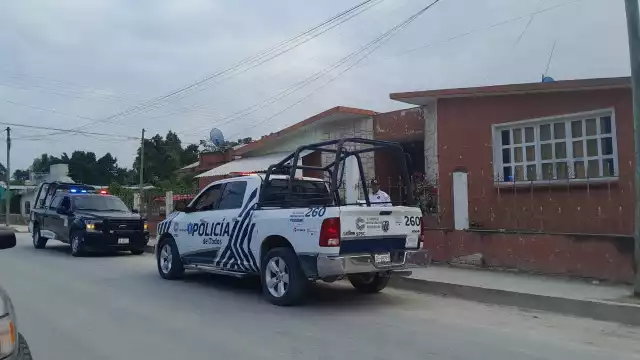 El presunto agresor se refugió en el domicilio