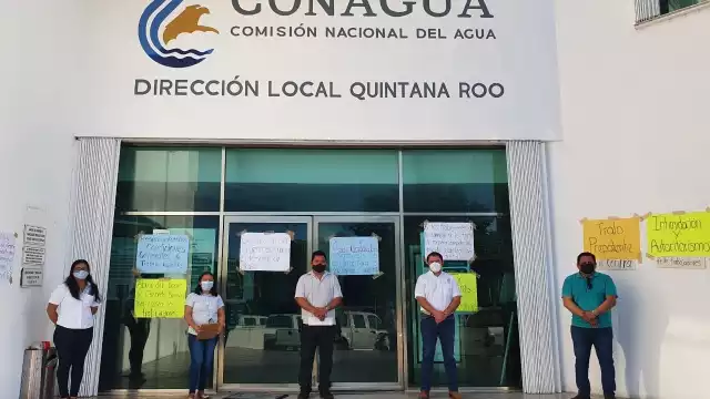 Los colaboradores sindicalizados indicaron que el responsable del Área de Agua Potable de la Conagua en Q.Roo los maltrata