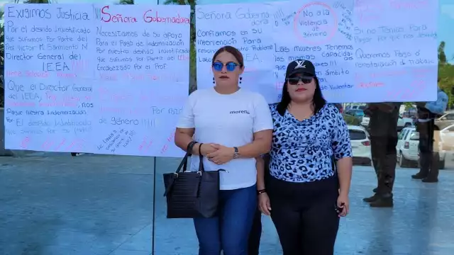 Las afectadas pidieron el apoyo de la gobernadora ante la situación laboral que viven