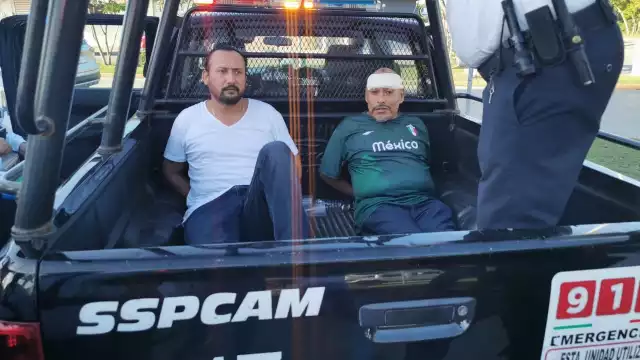 Ambos hombres fueron trasladados a la fiscalía al no arreglar el asunto por las buenas