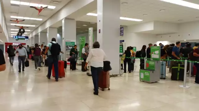 Cinco vuelos se retrasaron en el aeropuerto de Mérida
