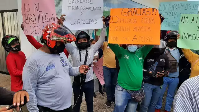 La reunión asistieron 300 trabajadores pero se calcula que al menos el doble se dedica al reparto en Chetumal
