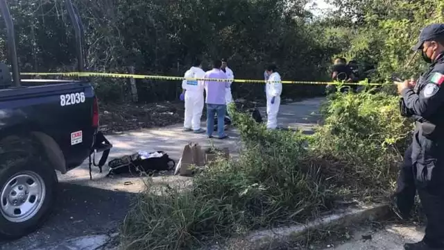 Fue hallado por automovilistas que se dirigían a Playa del Carmen