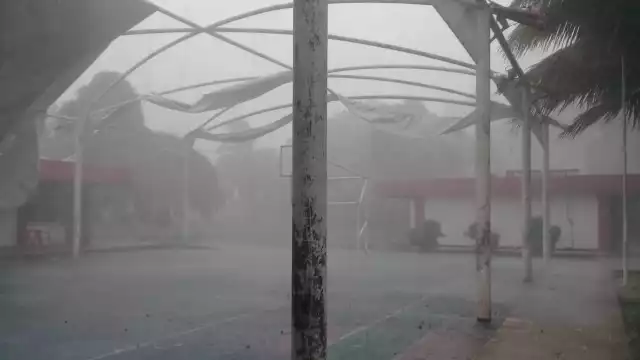 Fue en la madrugada del miércoles cuando aumento la intensidad de la lluvia
