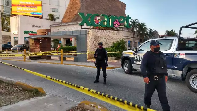 El hombre fue trasladado al hospital debido a la herida de bala