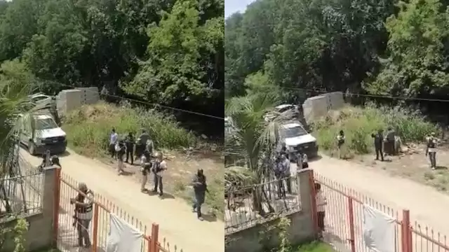 Los elementos de la Policía Quintana Roo ejecutaron la orden de desalojo contra la familia que invadió una vivienda en Chetumal