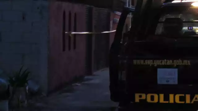 La casa fue resguardada por la policía