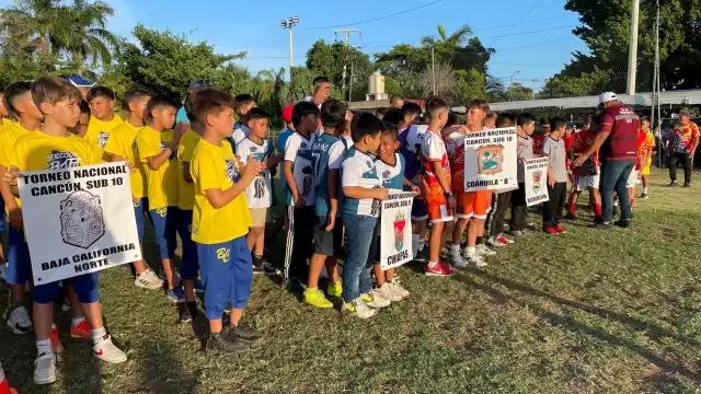 Inauguración del Campeonato Nacional de Fútbol Sub-10 en Quintana Roo