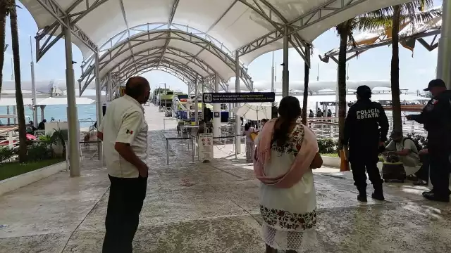 En el lugar se encontraba la policía estatal junto a los binomios caninos