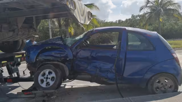 El hombre salió por su propio pie, sólo con algunas lesiones