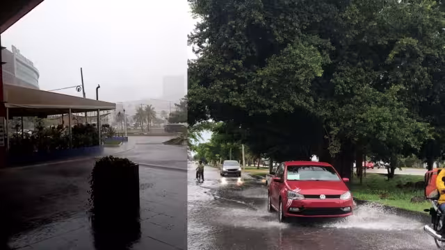 Las lluvias y el ambiente fresco se mantendrán por lo que resta del día en Cancún, informó el Servicio Meteorológico Nacionl