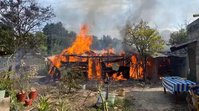 Los daños fueron graves para la casa del abuelito de Tizimín