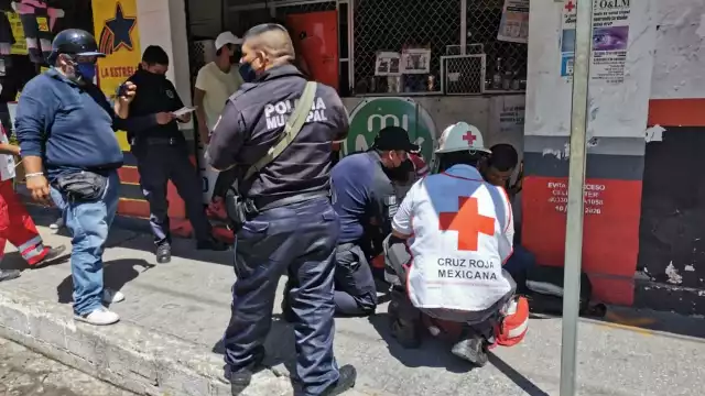 El Gato fue valorado por personal de la Cruz Roja en el lugar